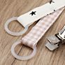 Baby Pacifier Clip Chain for Soothers Cotton Linen Soother Dummy Holder Leash Strap Nipple Holder Infant Feeding