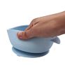 Baby Silicone Bowl Spoon with Lid Baby Feeding Tableware Suction Cup Food Supplement Silicone Bowl Set