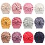 Baby Spring Soft Ribbed Turban Hat Hair Knot Hat Beanie Hat Newborn Headwrap Baby Girl Shower Gift Headband Kids 0-4T