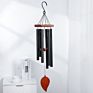 Bamboo Wind Chimes Aluminum Tube with Wooden Top and Outdoor Wind Chimes