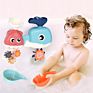 Bath Toys for Toddler with Waterfall Station, Bath Squirters, Wind up Bath Toy and Bath Cups