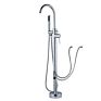 Bathroom Fittings Brass Floor Mounted Faucet for Freestanding Bathtub