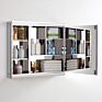 Bathroom Storage Mirror Medicine Cabinet Ss Wall Mount Stainless Steel Modern 15-30 Days Acceptable Polishing Rectangle 23-25 In