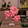 Battery Powered Flower Rose Night Light Rose Tree Table Lamp Flower Light for Home Bedroom Desk Valentine Wedding Decoration