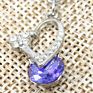 Bbr-114 Piercing Jewelry Belly Button Ring Purple Violet Heart Diamond Women Zodiac Violet Flower Belly Rings