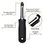 Black Flat Blade Kitchen Peeler Multi-Function Apple Potato Grinder Vegetable and Fruit Grinder
