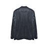 Black Men's Blazer Comfortable Cutting Classic with Fancy Lining Flap Pocket Classic Blazer for Men