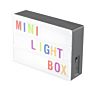 Black Shell A6 Light Box Cinema Mini Led Light Box A6 Size Cinema Lightbox Mini Led Lightbox with Letters Lb-A6-Usb-B Rectangle