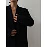 Black Suit Coat Women's Spring and Autumn Korean Loose Retro Casual Slim Suit