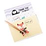 Blank Design Thank You Cards Envelope Notes Cute Animal Baby Shower Greeting Card