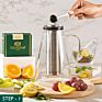 Borosilicate Glass Pitcher with Lid 100% Microwave Safe Heat-Resistant Infuser Iced Tea Coffee Pitcher Maker