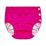 Bounippy Reusable Waterproof Swim Diaper White Mesh Washable Swimming Diapers