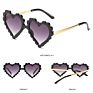 Boy for Girls Style Wave Framed Heart Wheatstraw Children Recycled Kids Sunglasses