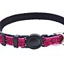 Breakaway Buckle Pet Collar Soft Velvet Colorful Sparkles Glitter Cat Collar with Bell