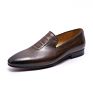 genuine leather loafer shoes