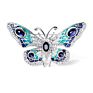 Brooch Accessories Royal Style Gem Butterfly Necklace Dual Brooch