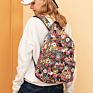 Bubm Backpacks for Teen Girls Printed Floral School Bag Large Women Girl Book Bags for School