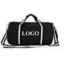 Canvas Bags with Printed Logo Multi Functional Canvas Mens Cowhide Gym Natural Luxury Men Gym Duffle Bag