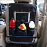 Car Back Seat Rear Organizer Pocket Storage Multi Auto Hanger Travel Bag Black