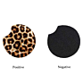 Car Coasters Car Cup Holder Coasters 2.75 Inch Leopard Rubber Coasters