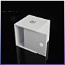 Car Use Rectangle White 4Mm Acrylic Tissue Box Cover