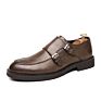 Carlo Carmelo Dress Leather Double Monk Strap Clara-Shoes Mens Nk Footwear from Black