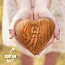 Carved Wood Crafts Gifts Engraved Olive Wood Heart Table Decoration for Couple Anniversary Valentines Gifts
