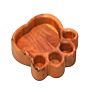 Cat Face Shape Platter Dry Fruit Serving Wooden Plate Wooden Snacks Bowls Kids Serving Plate Food Safe Bio Degradable Material