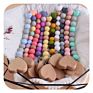 C'dear Multi-Colored Comprehensive Wood Educational Children Shaking Baby Rattle and Teether Giftset, Teething Ring//