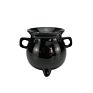 Ceramic Black Cauldron Tealight Candle Holder Essential Incense Aroma Diffuser Oil Burner