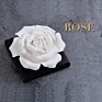 Ceramic Flower Wooden Base Air Freshener