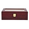Cherry Watch Box Wooden Organizer 5 Slots Watch Display Case 5