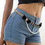Chic Pearl Waist Chain Designer Bow Decoration Body Waist Chains Famous Brands Straps Jewelry