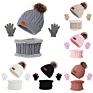 Winter hats scarf and glove set