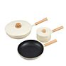 Chinese Multifunction Cookware Nonstick Set Forged Aluminium Cookware 3Pcs Saucepan Cookware Sets Kitchen