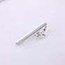 Classic Black Men Style Multi Metal Blank Tie Clip