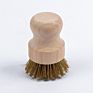 Classic Style Household Natural Fiber Bristles Handmade Scrub Brush Pan and Pot Brush