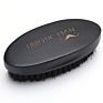 Cleaning Black Wood Handle Boar Bristle Beard Brush for Men