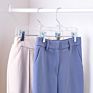Clear Plastic Hanger for Pant Skirt with Clips