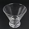 Clear Stemless 8 Ounces Cocktail Glasses Set Martini Glass Cup