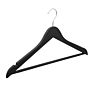 Clothes Plastic Hanger Black Clothing Hangers Hangers with Logo