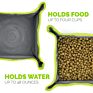 Collapsible Canvas Portable for Easy Travel, Foldable and Pocket Size for Running Walking Hiking Camping Dog Bowls