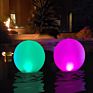 Color Change 40/60Cm Outdoor Glitter Led Beach Ball with Remote Control