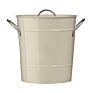 Color Metal Pet Food Storage Bucket Cover with Handle for Pet Waterproof Storage Galvanized Iron Pet Food Barrel