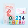 Color Number Set Colors Kids Drawing Crayons