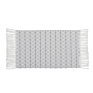 Color with Tassels Cotton Woven Geometrical Line Kitchen Living Room 2Mm Area Rugs