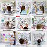 Color Your Own Pillow Case Doodle World Map Pillowcase with 10 Washable Fabric Markers