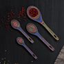 Colorful Wood Measuring Spoon Color Wood Measuring Spoon Set of 4 Pieces Small Measuring Spoon