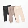 Comfortable Soft Ribbed Cotton Baby Legging Kids Pants