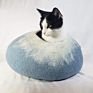 Comfortable Warm Bed Funny Pet Cat Cave Natural Woolen Felt Kennel for Pet Dogs Bed Eco-Friendly Kitten Caves